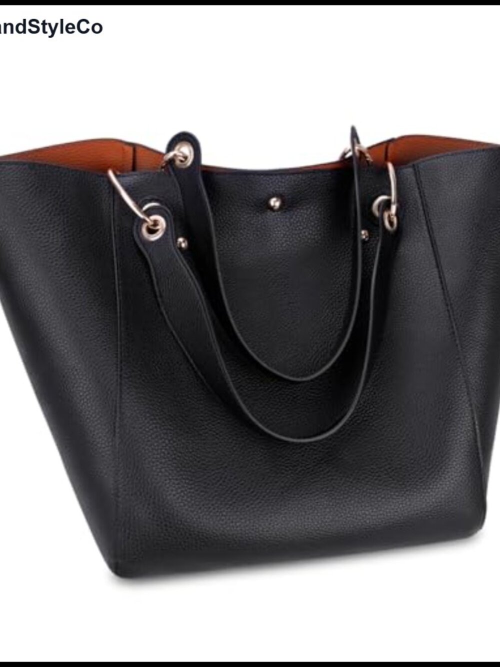Extra Large Faux Leather Tote Bag for Women Work Travel Shoulder Bag